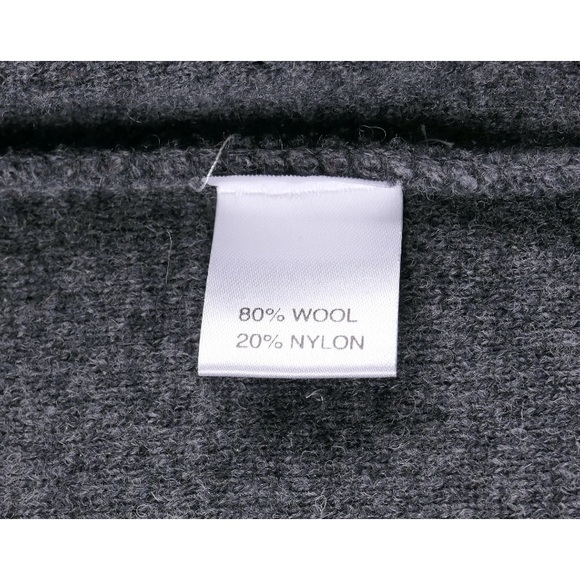 Emozioni Uomo wool blend destructed sweater jacket size M - Picture 8 of 9